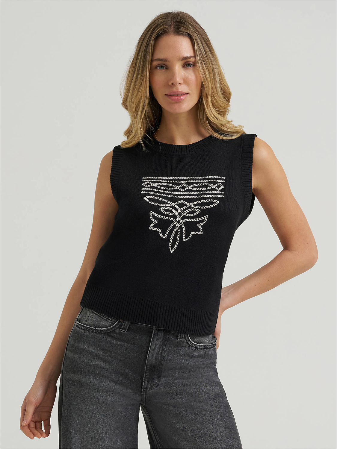 Women’s Wrangler Western Stitch Sweater Vest
