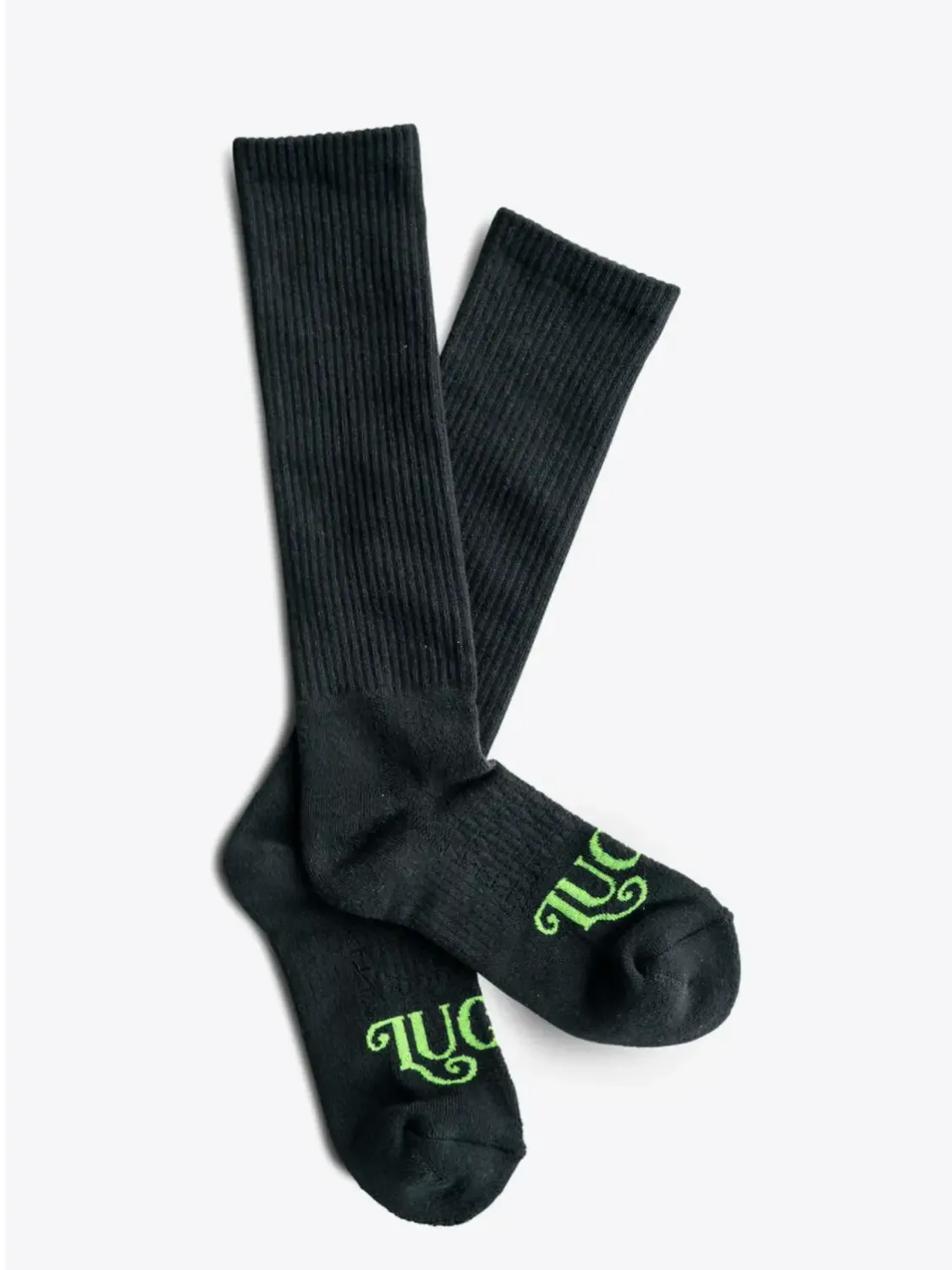 The Cowboy Black Boot Socks - Lucky Chuck