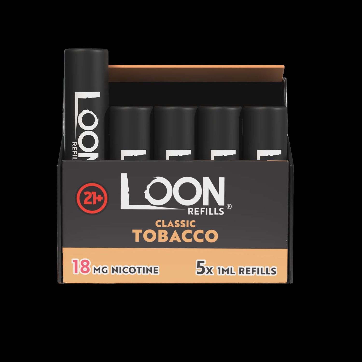 The Loon Cartridge Classic 18mg Tobacco 5pk