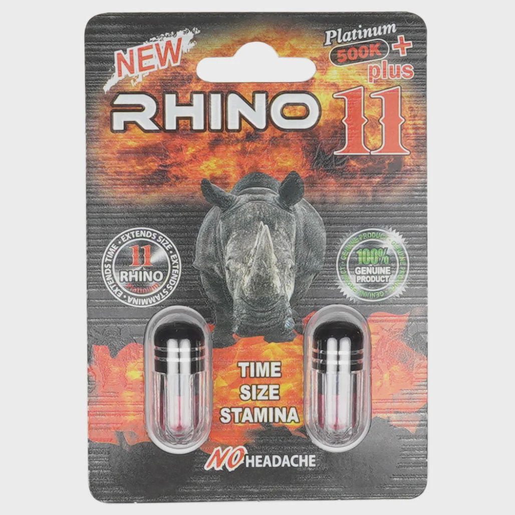 Rhino 11 2pk (red and black)