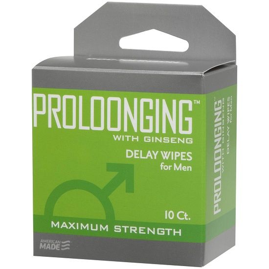 Proloonging - Delay Wipes with Ginseng