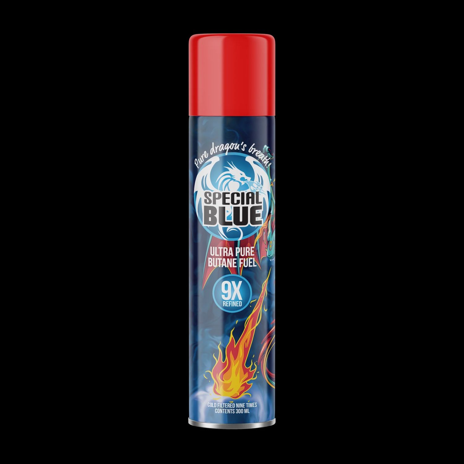 Special Blue 300ml Butane Refill 9x Refined