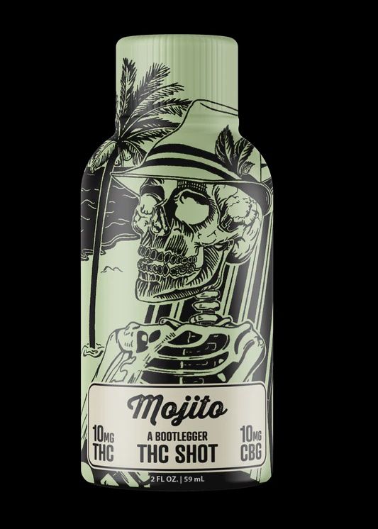 Bootlegger Mocktails THC Shots Mojito 10mg