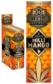 Billionaire Hemp Wrap - Milli Mango 2pk