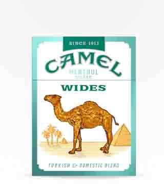 Camel Menthol Silver Wide