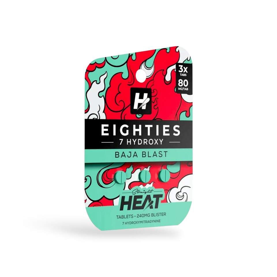 Straight Heat - Eighties 7 Hydroxy Baja Blast -3ct tab