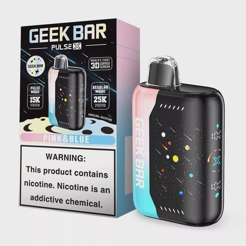 Geek Bar Pulse X - Pink &amp; Blue