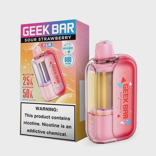 Geek Bar CLR Sour Strawberry 50K
