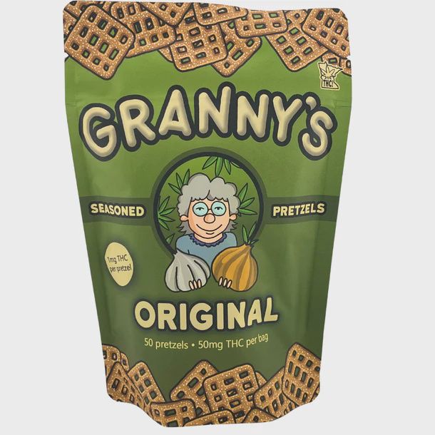 Granny's Seasoned Pretzels 50MG THC