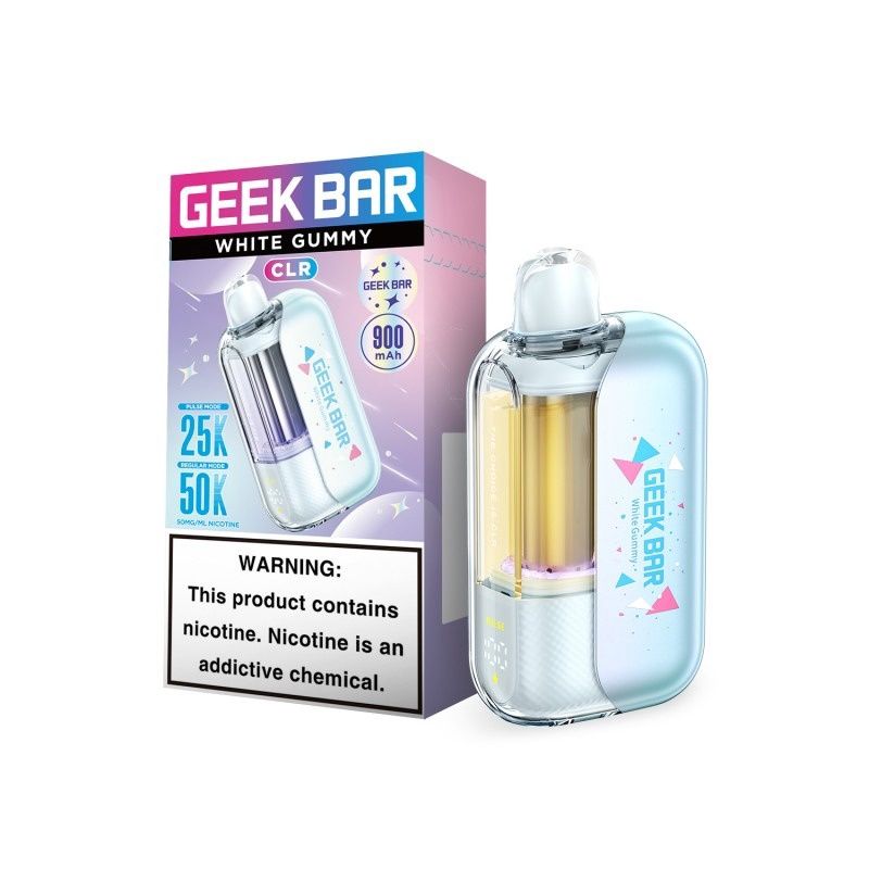 Geek Bar CLR White Gummy 50k