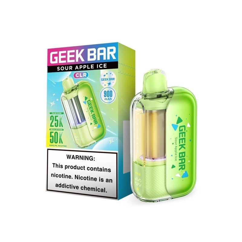 Geek Bar CLR Sour Apple Ice 50k