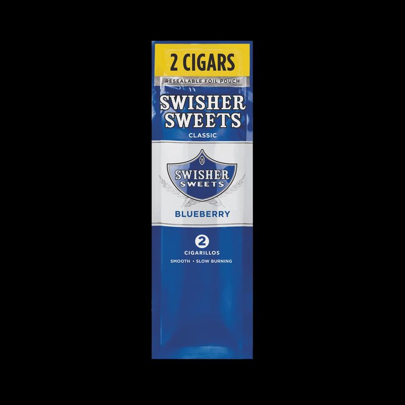Swisher Sweets 2pk cigarillos blueberry
