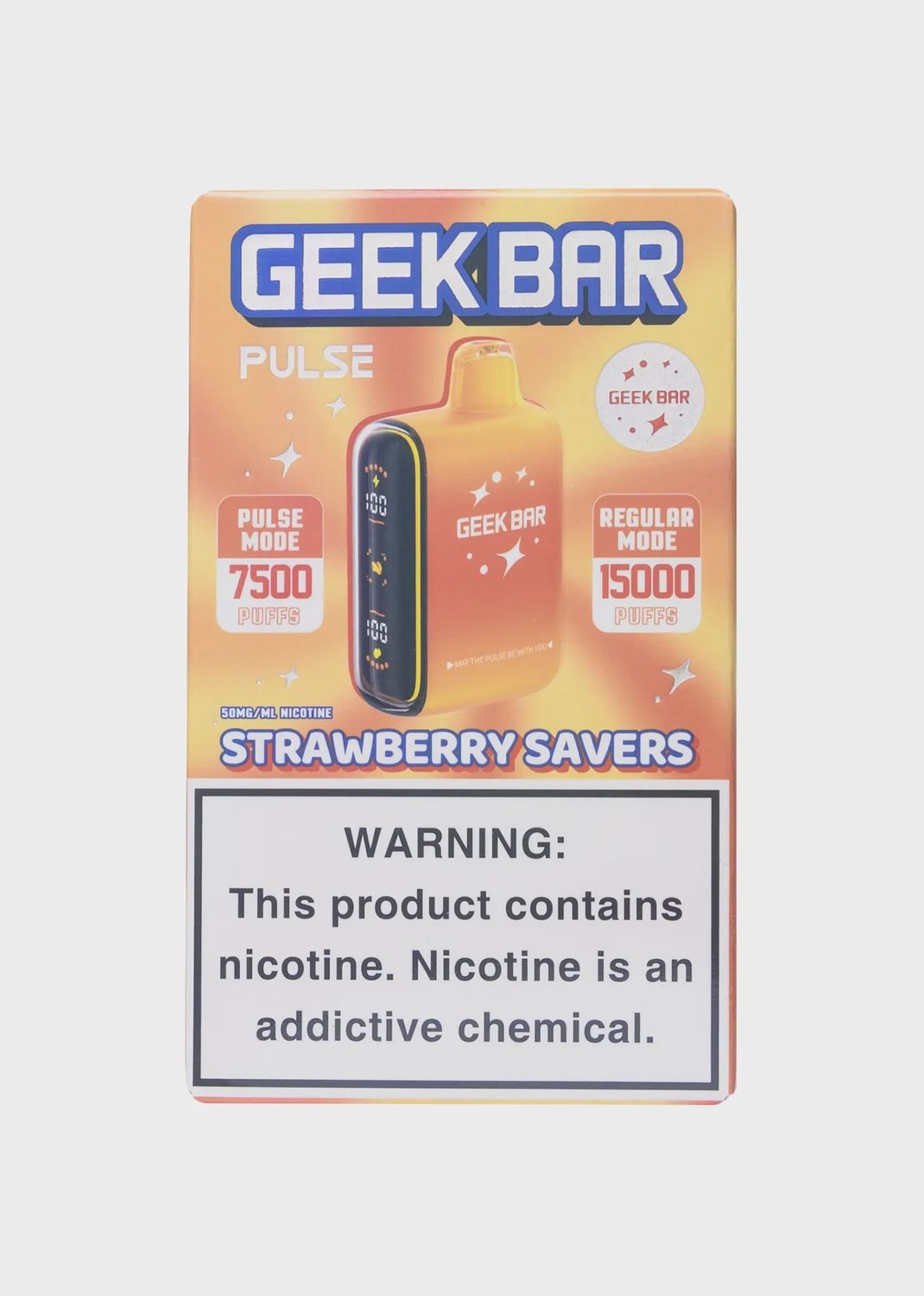 Geek Bar Pulse - Strawberry Savers