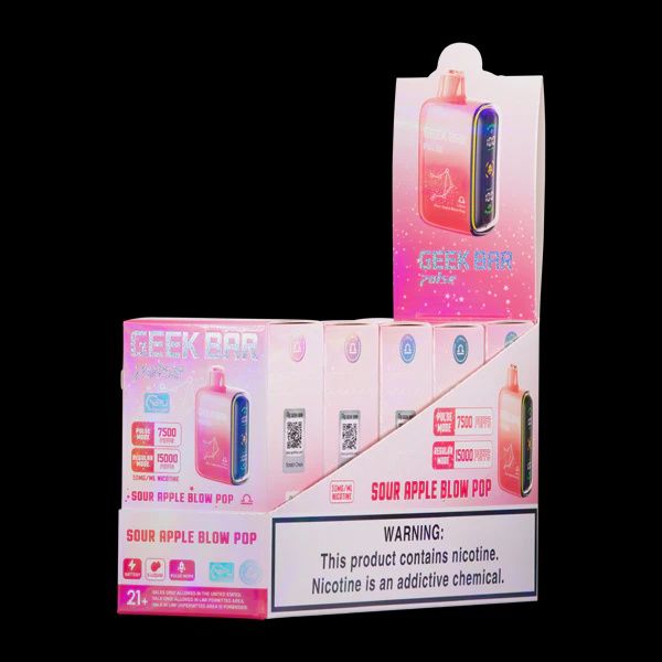 Geek Bar Pulse - Sour Apple B-Burst/ Sour Apple Blow Pop