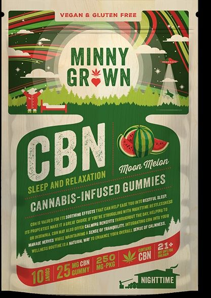 Minny Grown CBN 25mg/250mg Moon Melon
