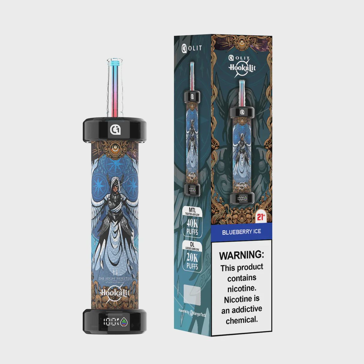 Hookalit 40k Blueberry Ice