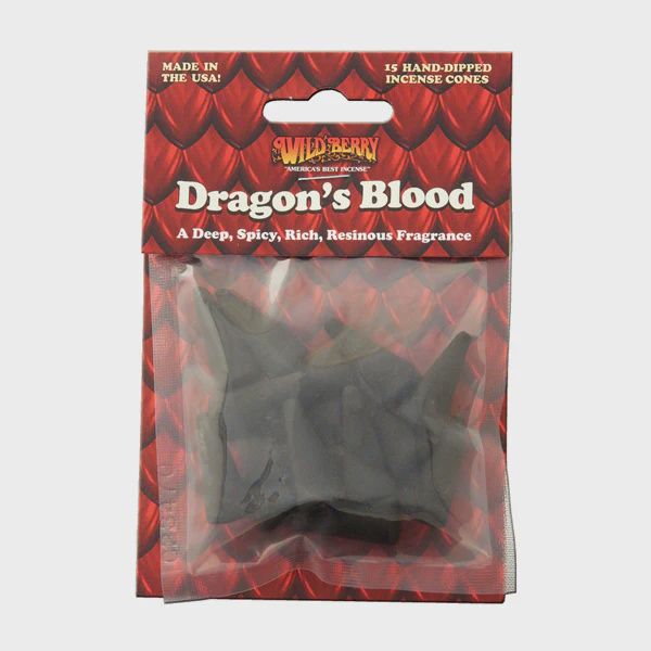 Wildberry - Dragon's Blood Incense Cones - 15 Pack