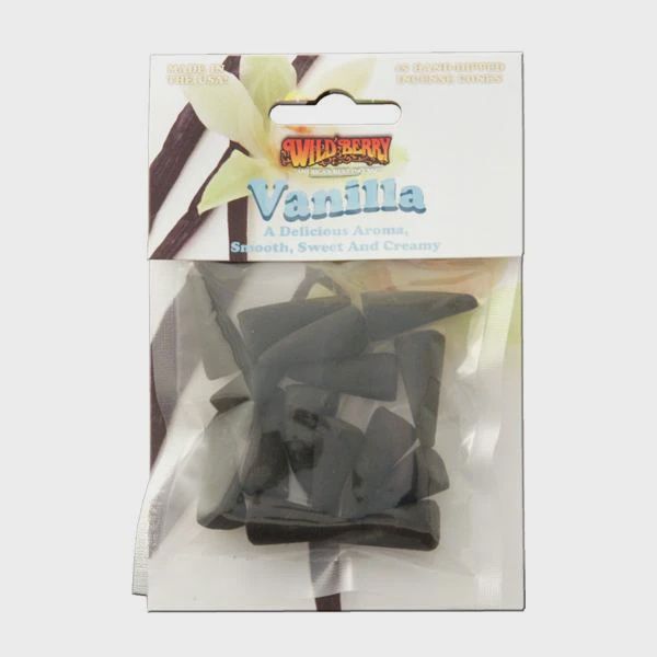 Wildberry - Vanilla Incense Cones - 15 Pack