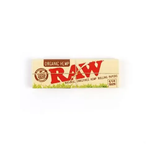 Accessories | Papers | Raw Organic hemp 1 1/4'' Papers 50ct