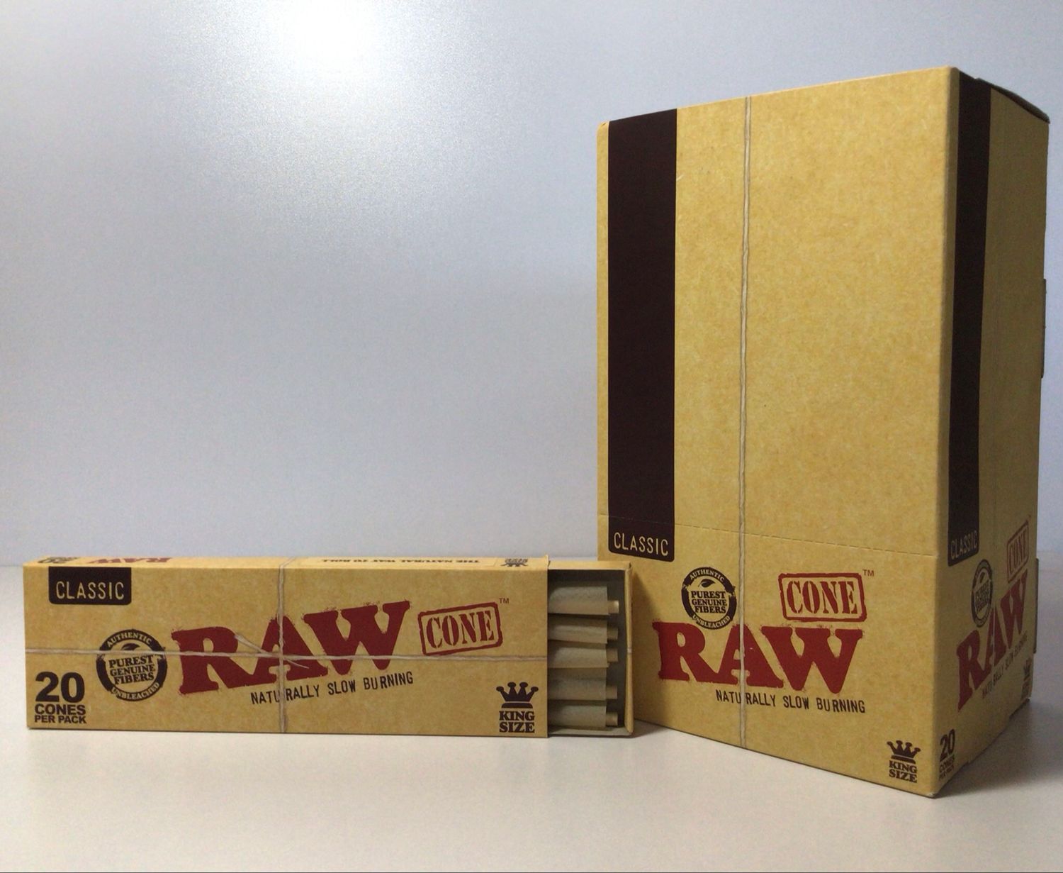 Raw Cones Classic King Size 20pk