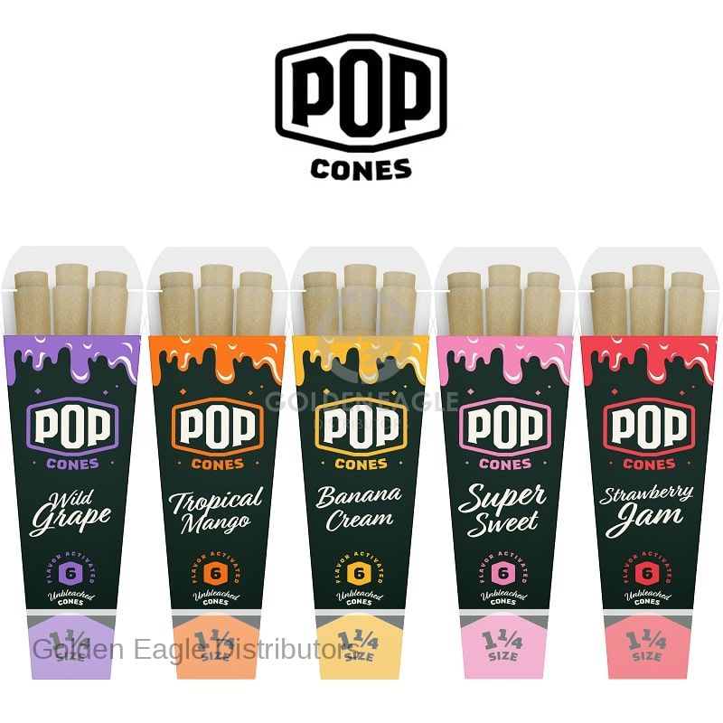 Accessories | Cones | Pop Cones Unbleached 1 1/4''