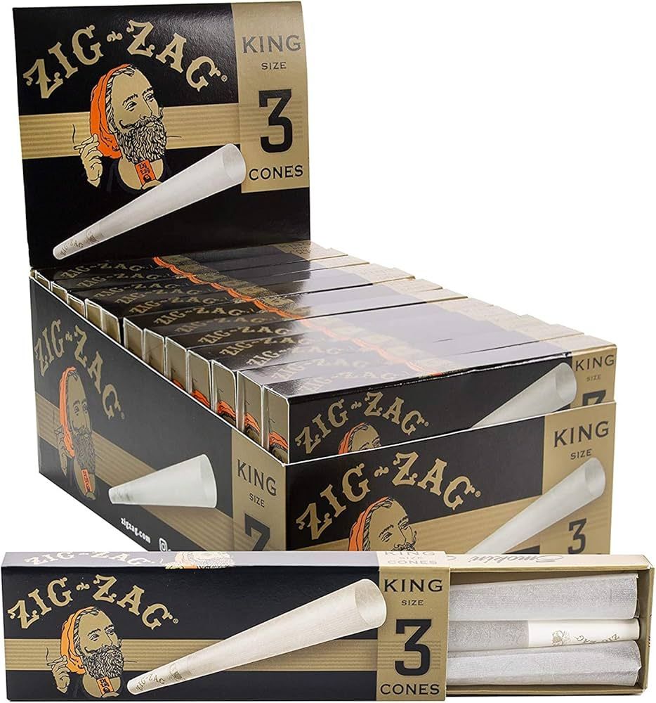 Accessories | Zig Zag | Ultra Thin Cones King Size