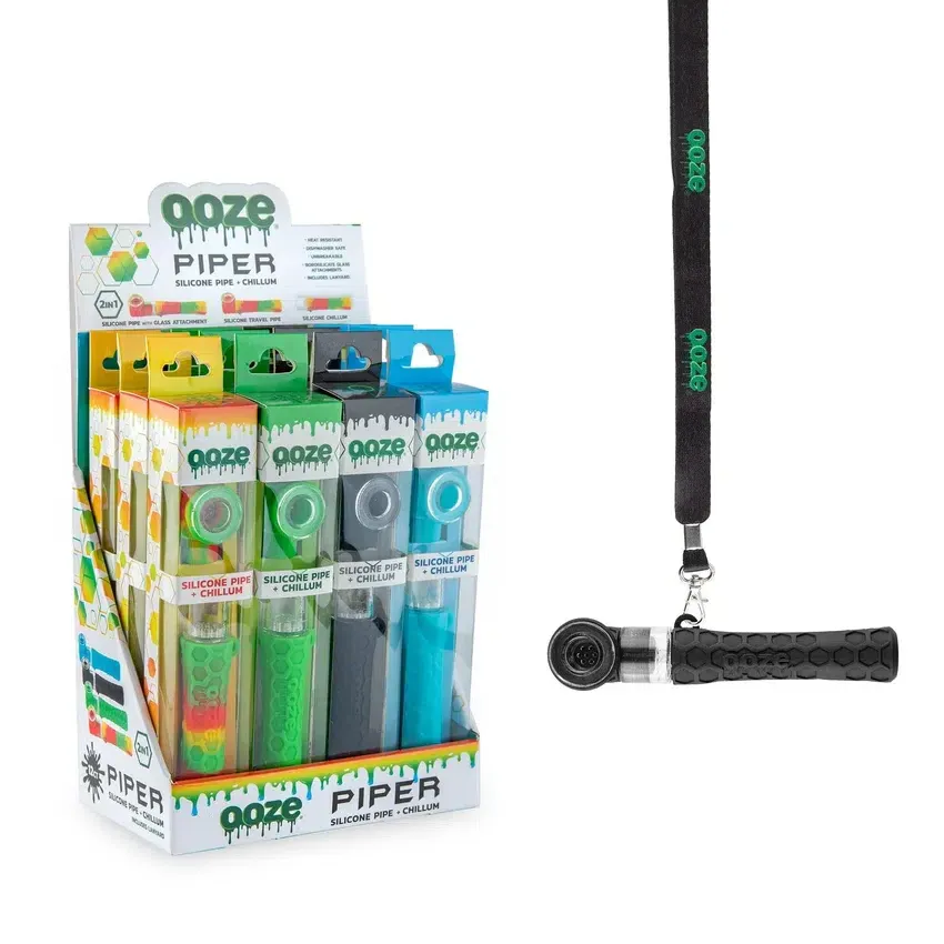 Accessories | Ooze Piper | Silicone Pipe + Chillum