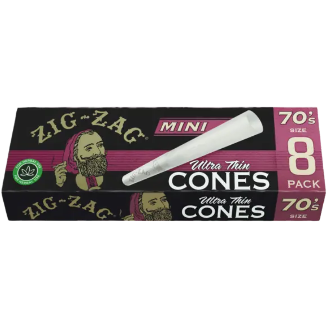 Accessories | Cones | Zig Zag Ultra Thin Mini Cones 8 Pack