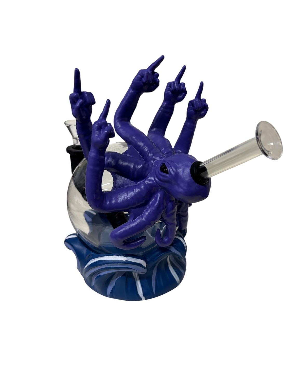 Accessories | Water Pipe | Silicone Middle Finger Octopus