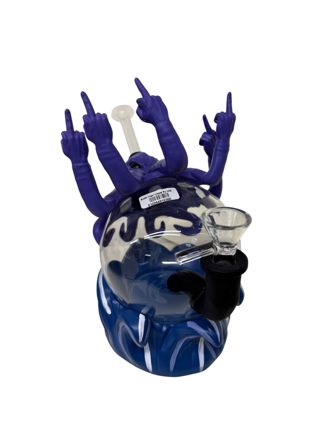Accessories | Water Pipe | Silicone Middle Finger Octopus