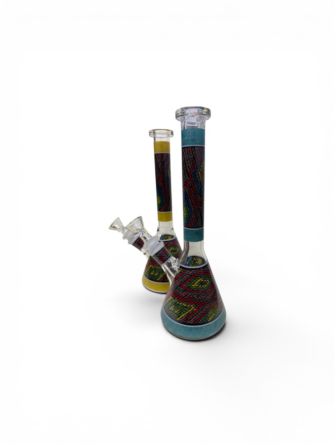 Glassware | 10" Beaker Tetris Design