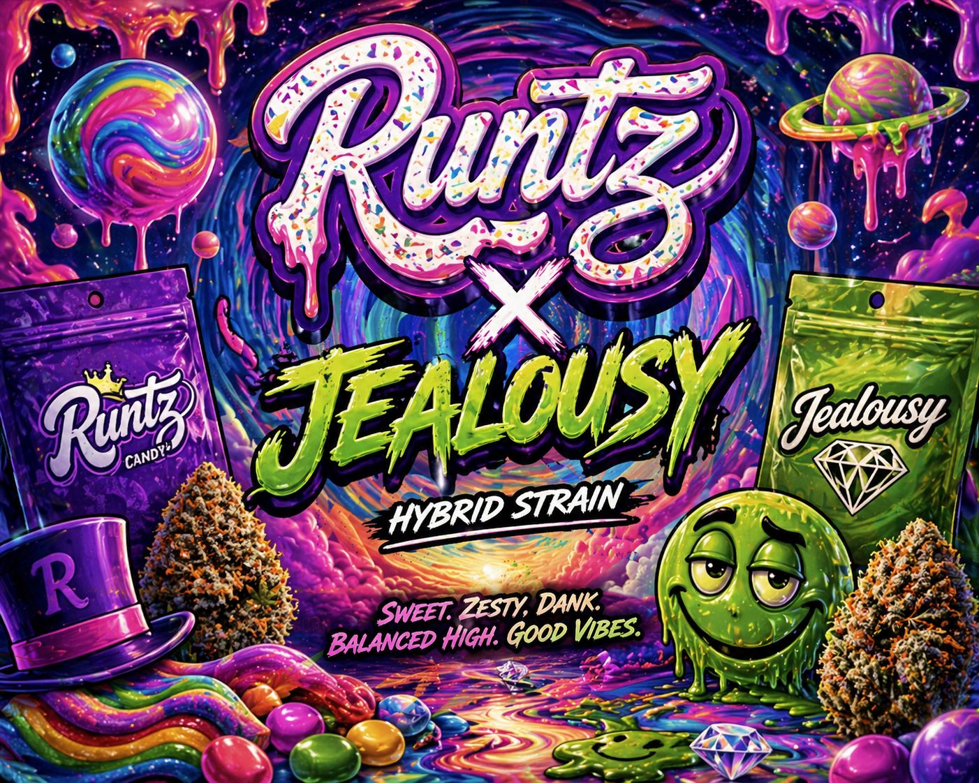 GOLD | Runtz X Jealousy| Hybrid | 24%