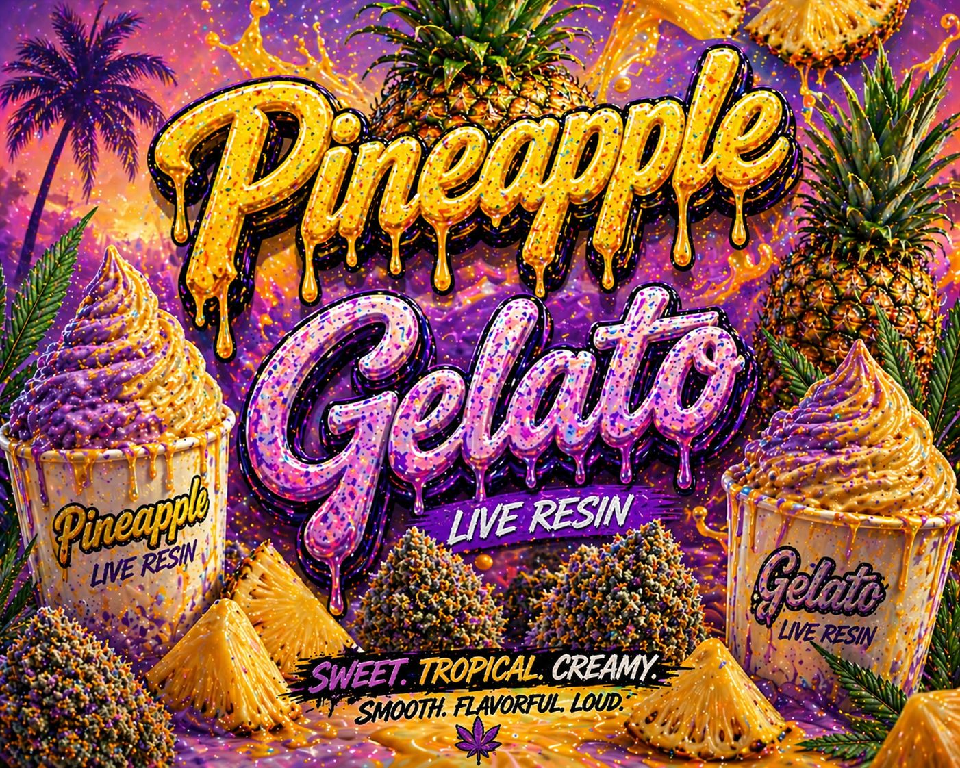 2g Live Resin Sugar | Pineapple Gelato | H