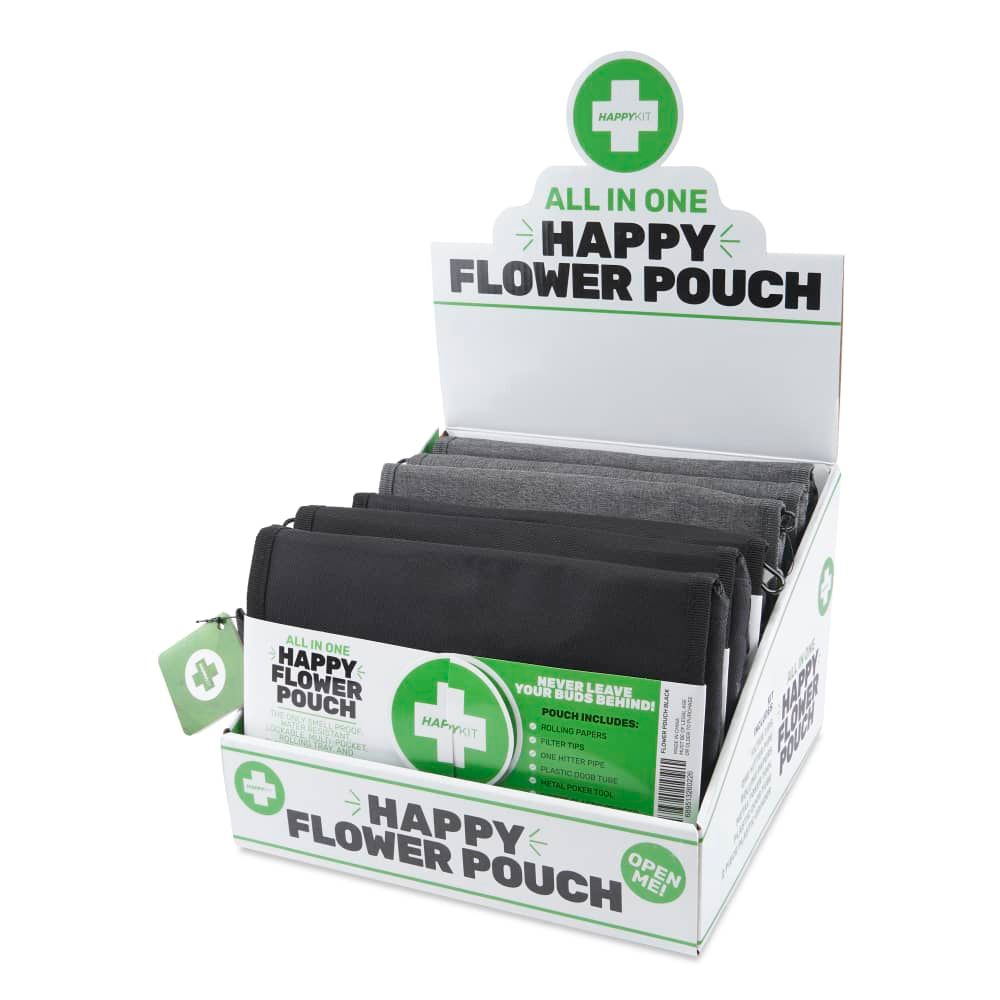 Happy Flower Pouch Smell Proof Kit