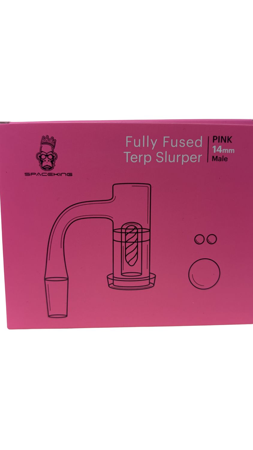Accessories | Space King Fully Fused Terp Slurper Kit | Pink | 14mm
