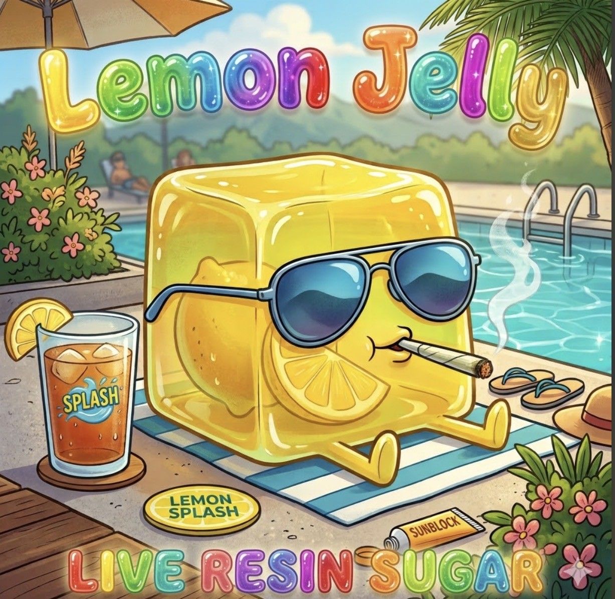 CONCENTRATES | Lemon Jelly | Live Resin Sugar | Hybrid | 28g