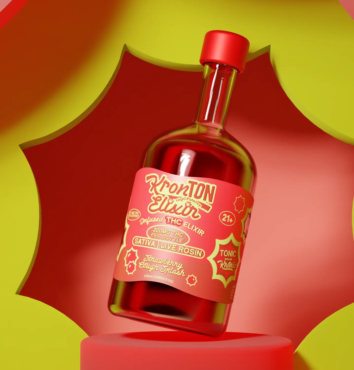 Edibles | KronTON Elixir 200mg Bottle