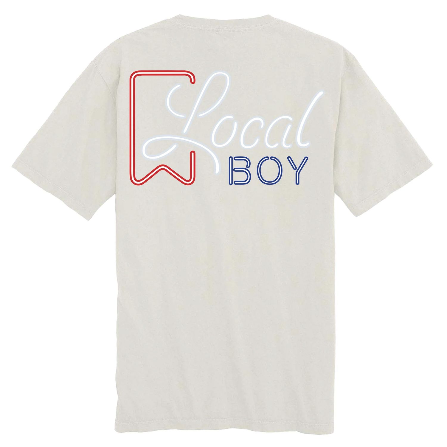 Local Boy Neon Ultra SS Tee - Silver