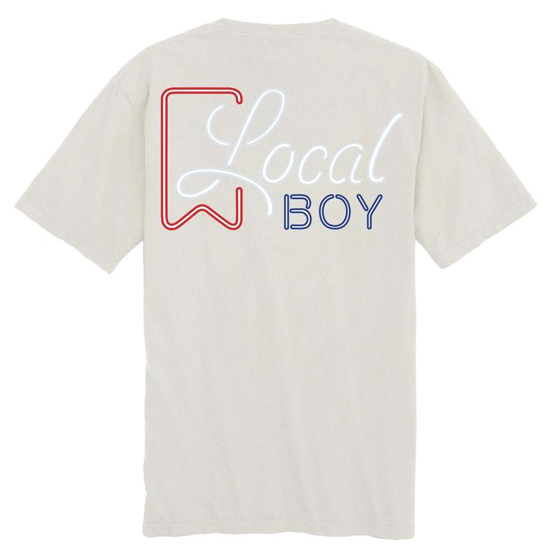 Local Boy Neon Ultra SS Tee - Silver