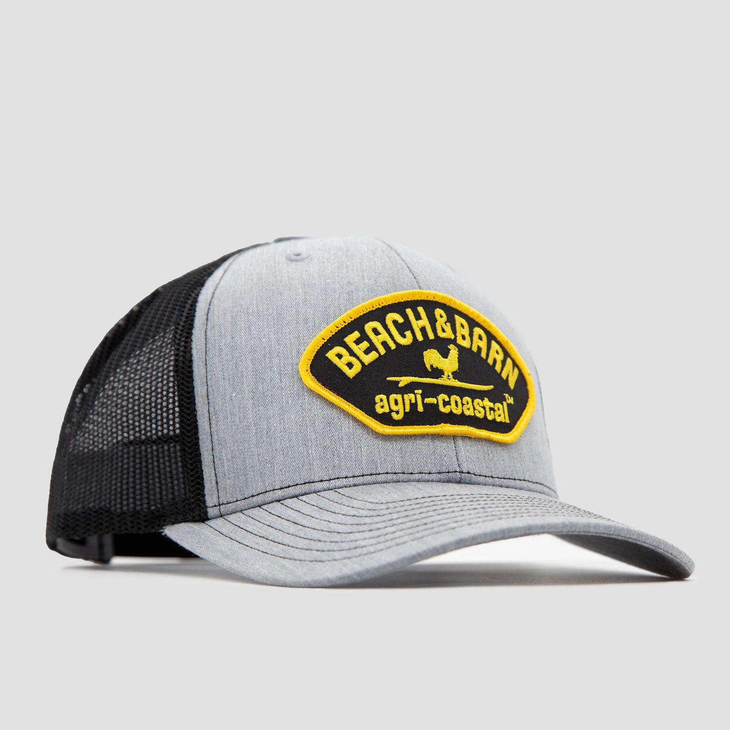Beach &amp; Barn Admiral Snapback Hat, Color: Heather Grey/Black