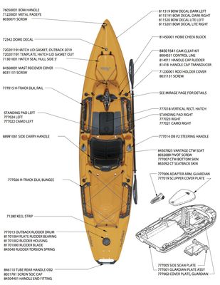 Oubtack Replacment Parts