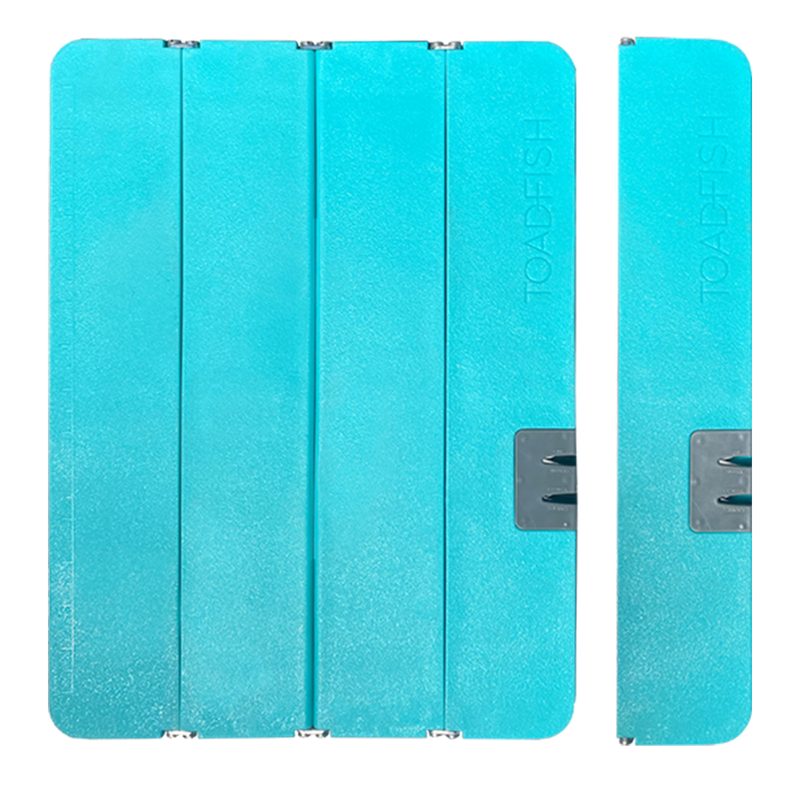 Toadfish Folding Cutting Board with Built in Knife Sharpener - Teal