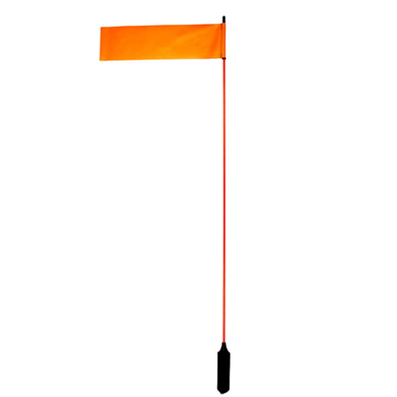 VISIFlag, 52&quot; tall mast with flag, Mighty Mount / GearTrac ready