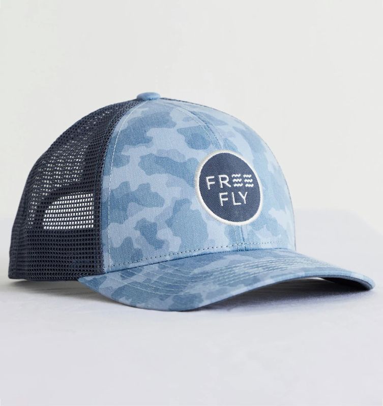 Free Fly Camo Trucker Hat