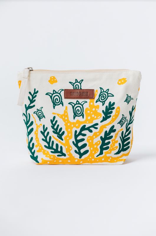 Sand Cloud Cotton Zipper Pouch
