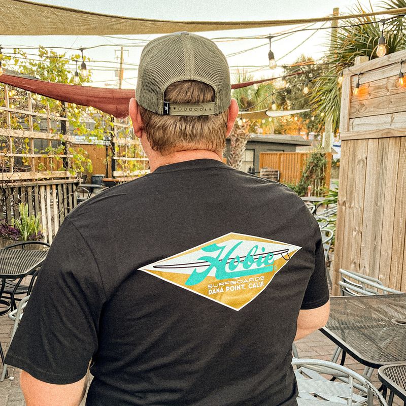 Hobie Classic Gold Diamond Tee Black