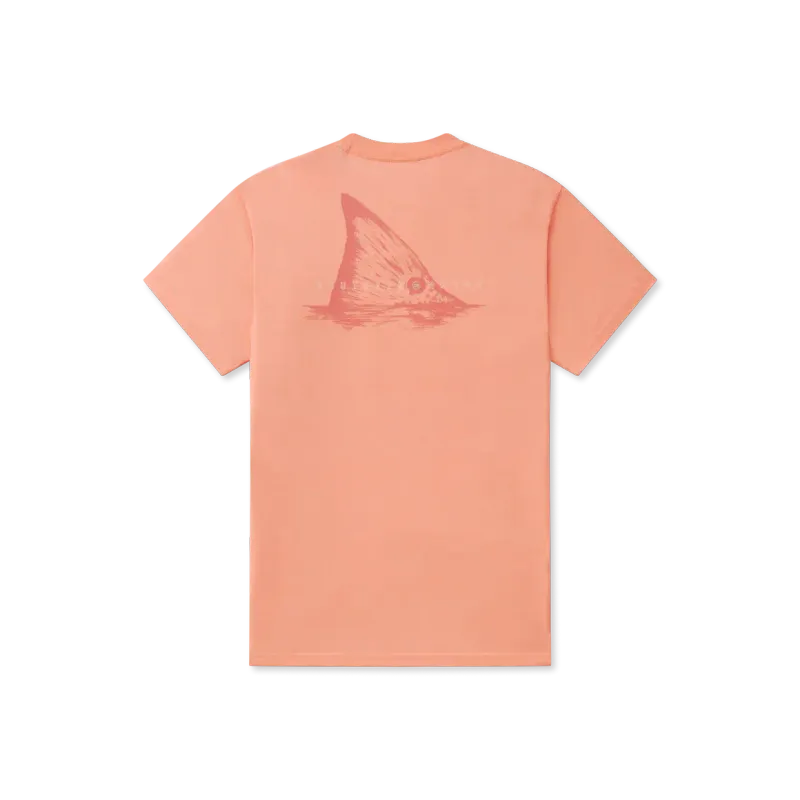 Southern Marsh SEAWASH Tee - Spot Sunset - Peach