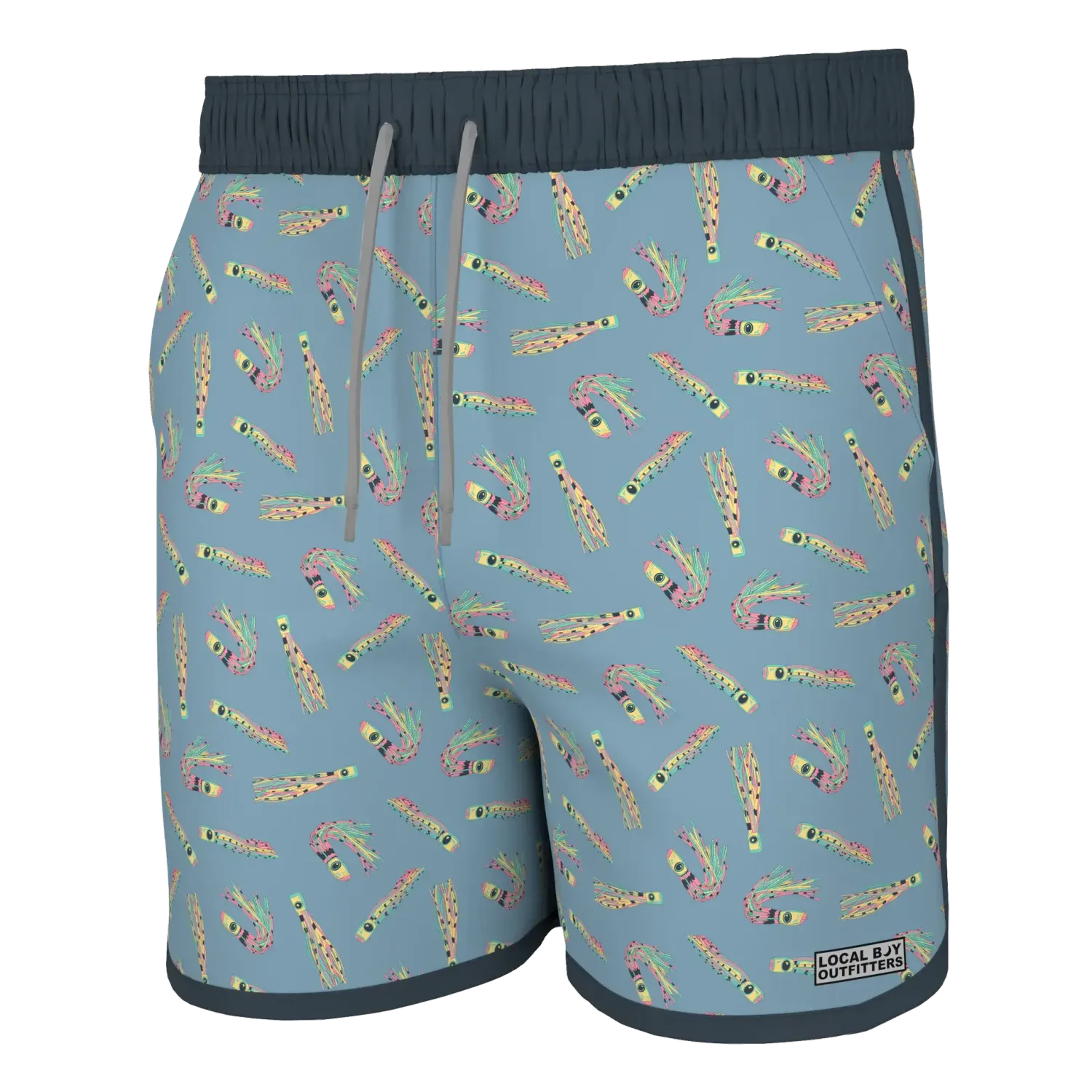 Local Boy Wando Swim Trunks - Trolling Lures