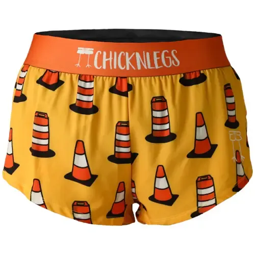 ChicknLegs Women&#39;s Traffic Cones 1.5&quot; Split Shorts