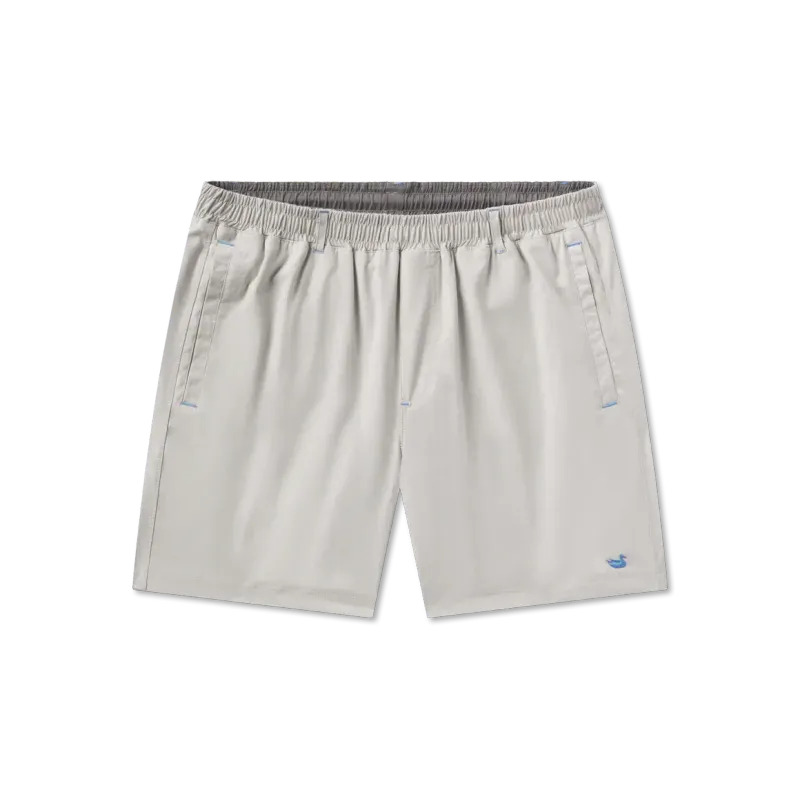 Southern Marsh Billfish Lined Performance Short - Light Gray